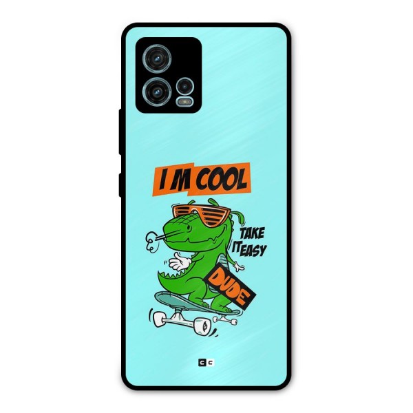 Cool Dude Metal Back Case for Moto G72