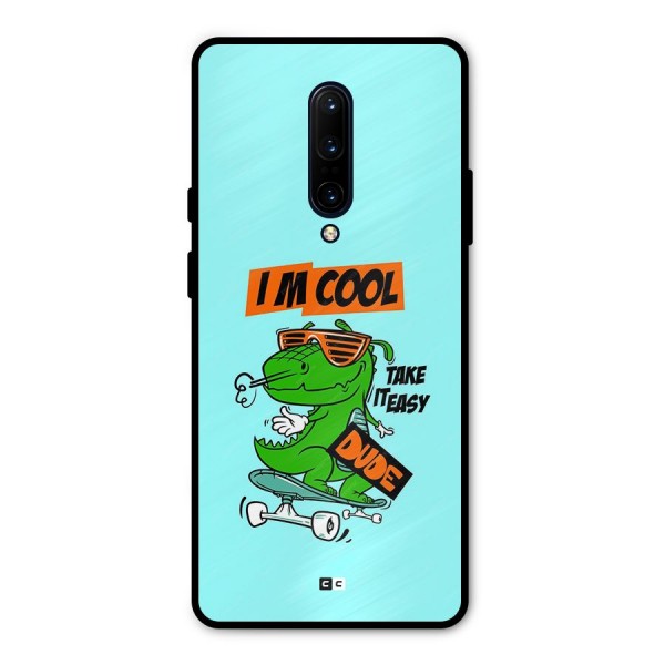 Cool Dude Metal Back Case for OnePlus 7 Pro