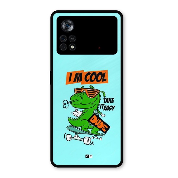 Cool Dude Metal Back Case for Poco X4 Pro 5G