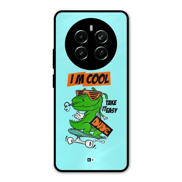 Cool Dude Metal Back Case for Realme 12 Plus