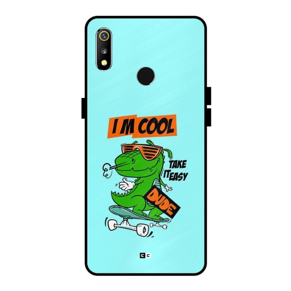 Cool Dude Metal Back Case for Realme 3