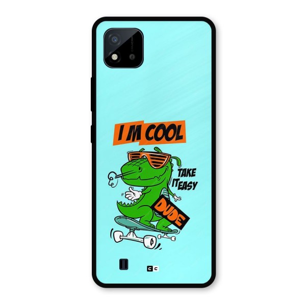 Cool Dude Metal Back Case for Realme C11 2021