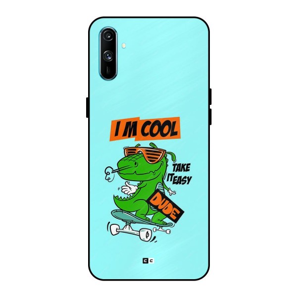 Cool Dude Metal Back Case for Realme C3