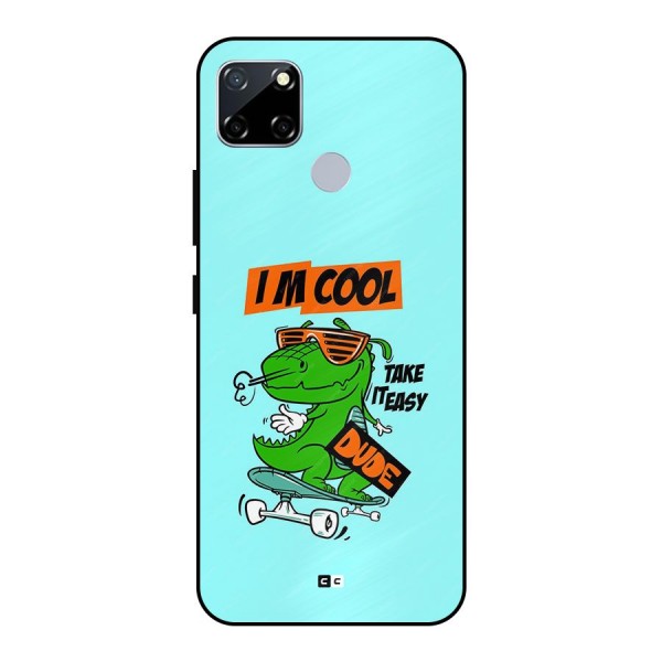 Cool Dude Metal Back Case for Realme Narzo 20