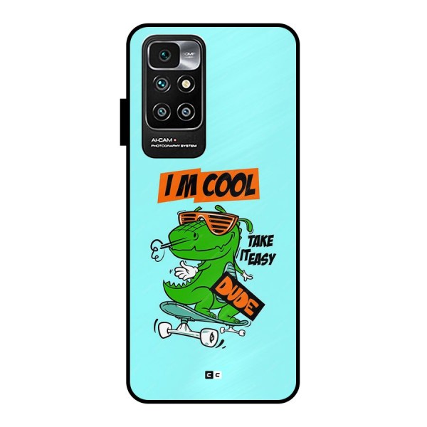 Cool Dude Metal Back Case for Redmi 10 Prime