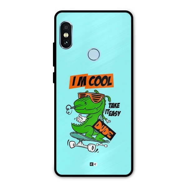 Cool Dude Metal Back Case for Redmi Note 5 Pro