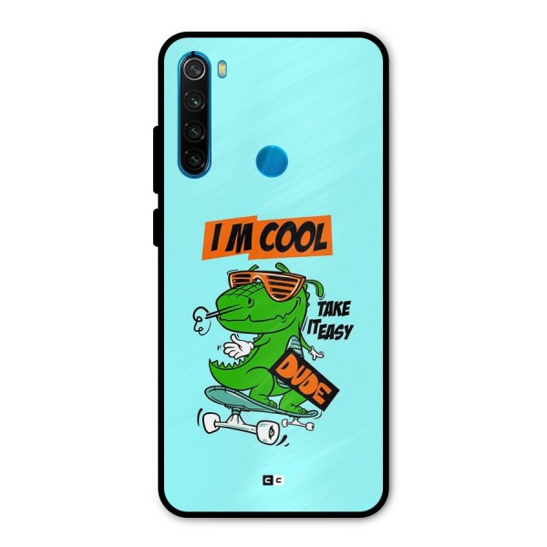 Cool Dude Metal Back Case for Redmi Note 8