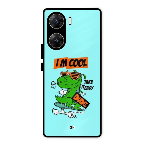 Cool Dude Metal Back Case for Vivo V29e