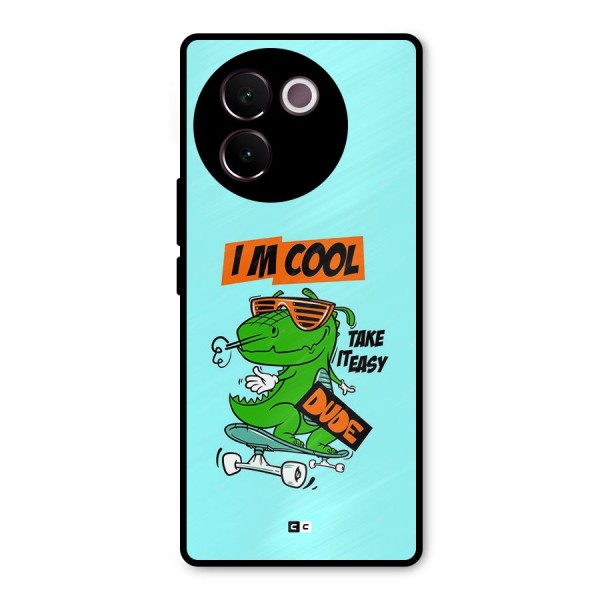 Cool Dude Metal Back Case for Vivo V30e