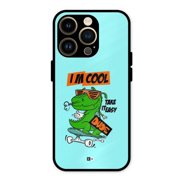 Cool Dude Metal Back Case for iPhone 14 Pro