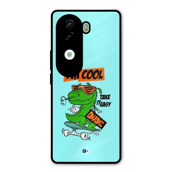 Cool Dude Metal Back Case for iQOO Z9s