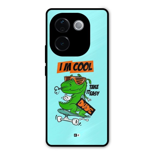 Cool Dude Metal Back Case for iQOO Z9s Pro