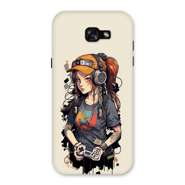 Cool Gamer Girl Back Case for Galaxy A7 (2017)