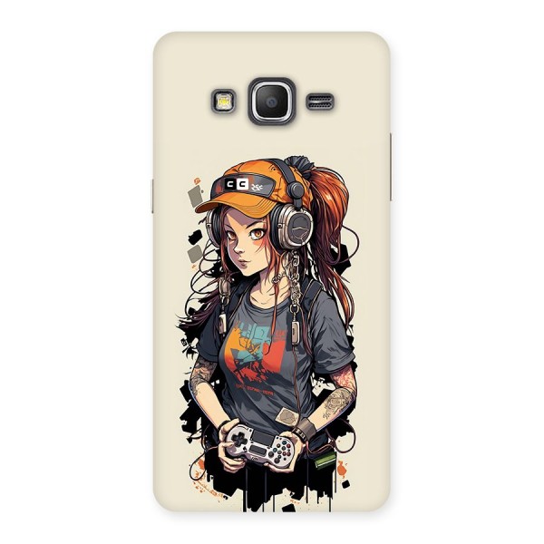 Cool Gamer Girl Back Case for Galaxy Grand Prime