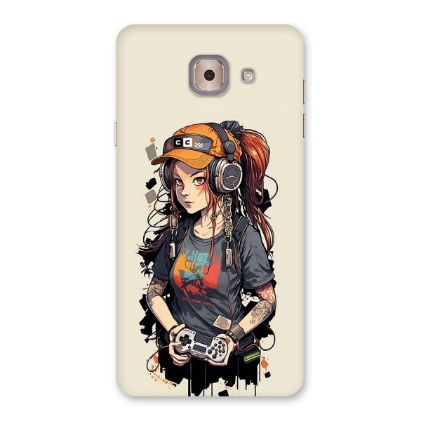 Cool Gamer Girl Back Case for Galaxy J7 Max