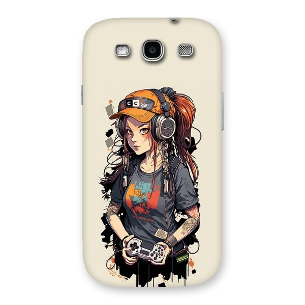 Cool Gamer Girl Back Case for Galaxy S3 Neo