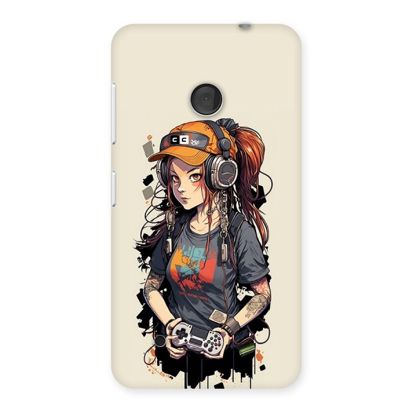 Cool Gamer Girl Back Case for Lumia 530