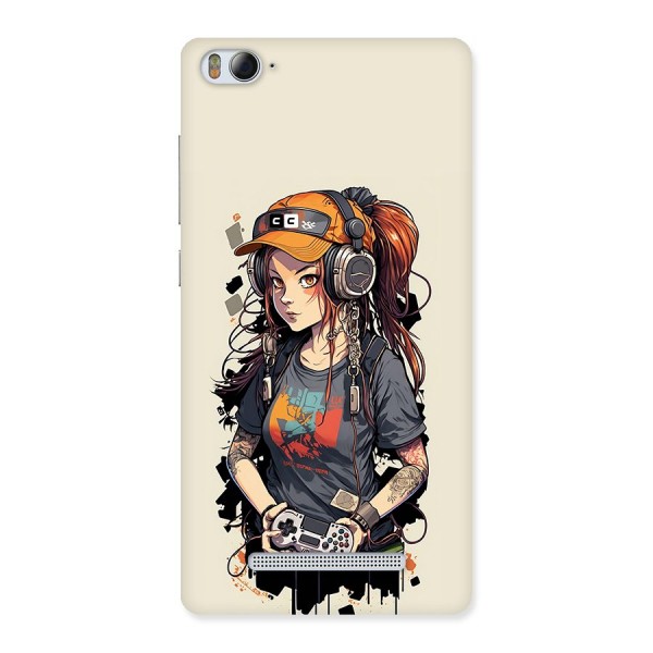 Cool Gamer Girl Back Case for Mi4i