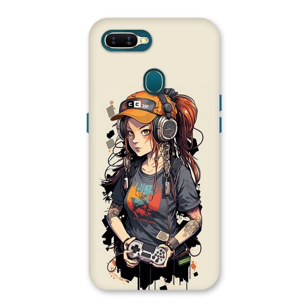 Cool Gamer Girl Back Case for Oppo A11k