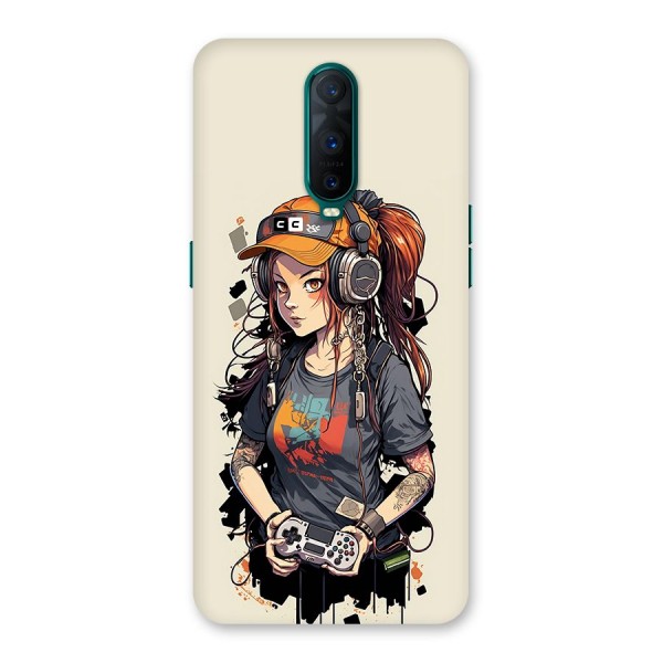 Cool Gamer Girl Back Case for Oppo R17 Pro