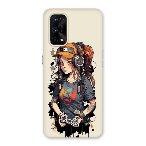 Cool Gamer Girl Glass Back Case for Realme X7 Pro