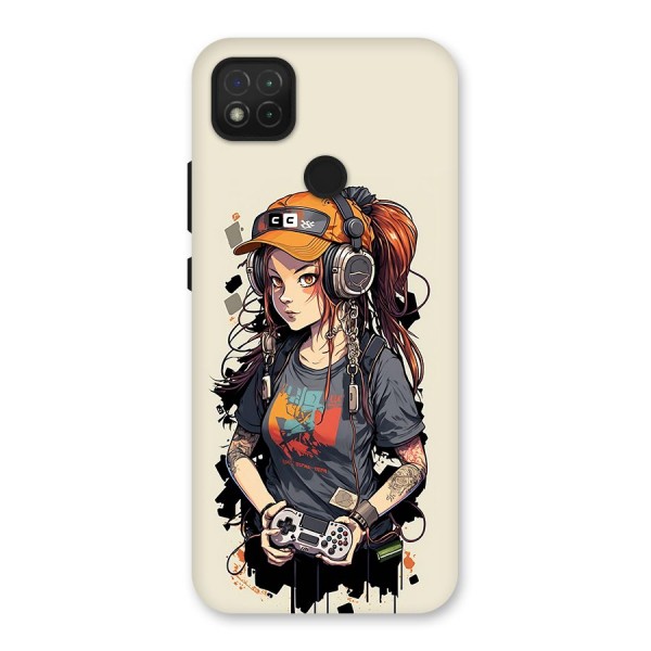 Cool Gamer Girl Back Case for Redmi 9