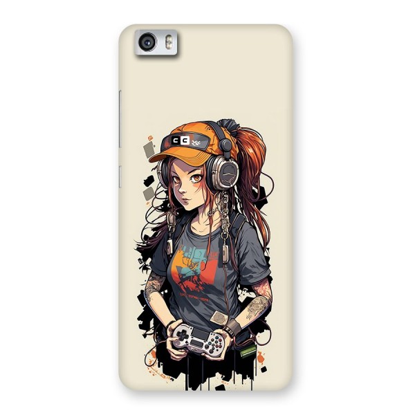 Cool Gamer Girl Back Case for Redmi Mi 5