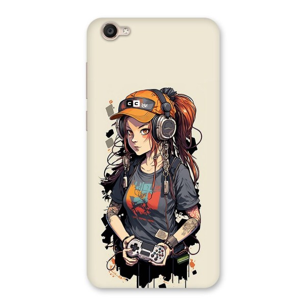 Cool Gamer Girl Back Case for Vivo Y55