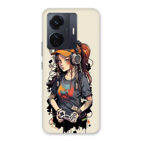 Cool Gamer Girl Back Case for Vivo iQOO Z6 Pro