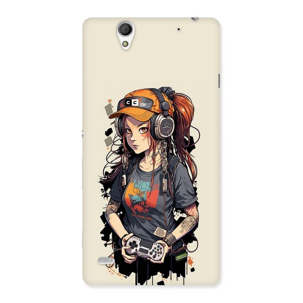 Cool Gamer Girl Back Case for Xperia C4