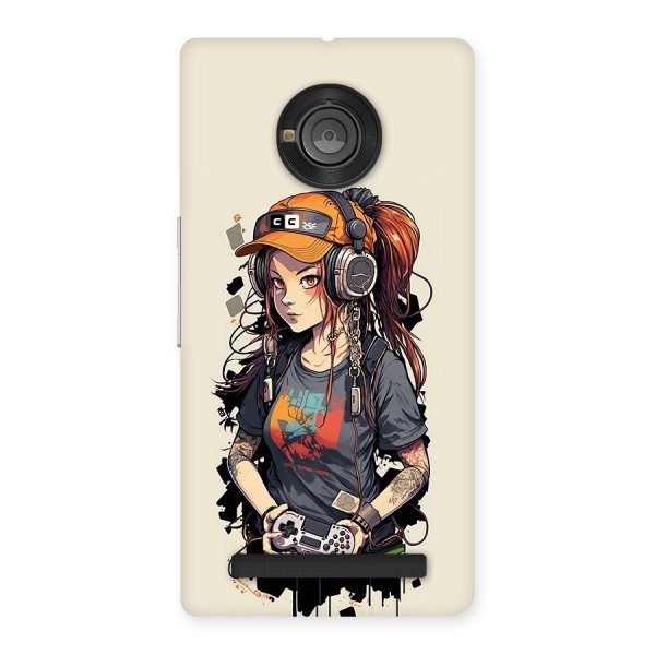 Cool Gamer Girl Back Case for Yuphoria