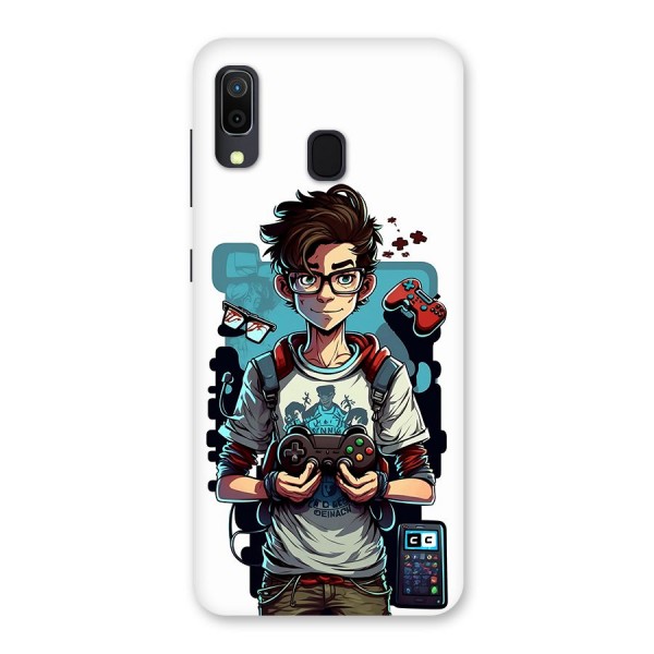 Cool Gamer Guy Back Case for Galaxy A30