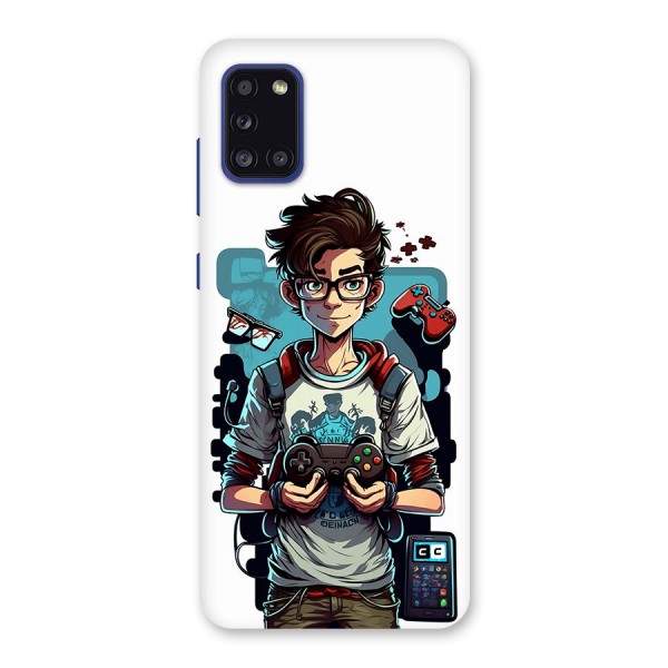 Cool Gamer Guy Back Case for Galaxy A31