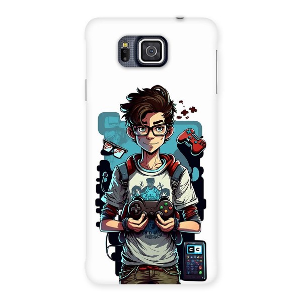 Cool Gamer Guy Back Case for Galaxy Alpha