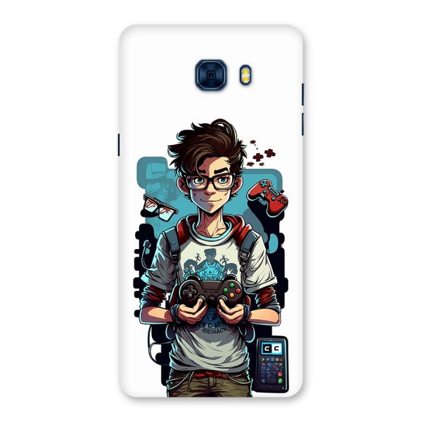 Cool Gamer Guy Back Case for Galaxy C7 Pro