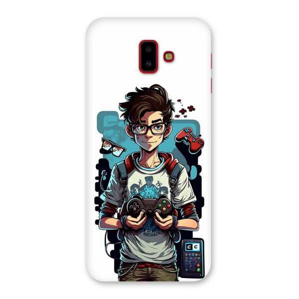 Cool Gamer Guy Back Case for Galaxy J6 Plus