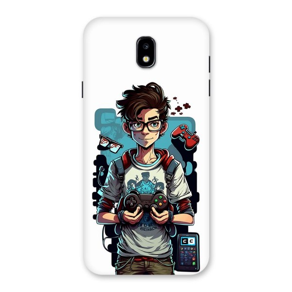 Cool Gamer Guy Back Case for Galaxy J7 Pro