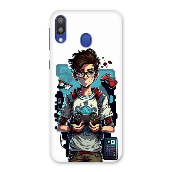 Cool Gamer Guy Back Case for Galaxy M20