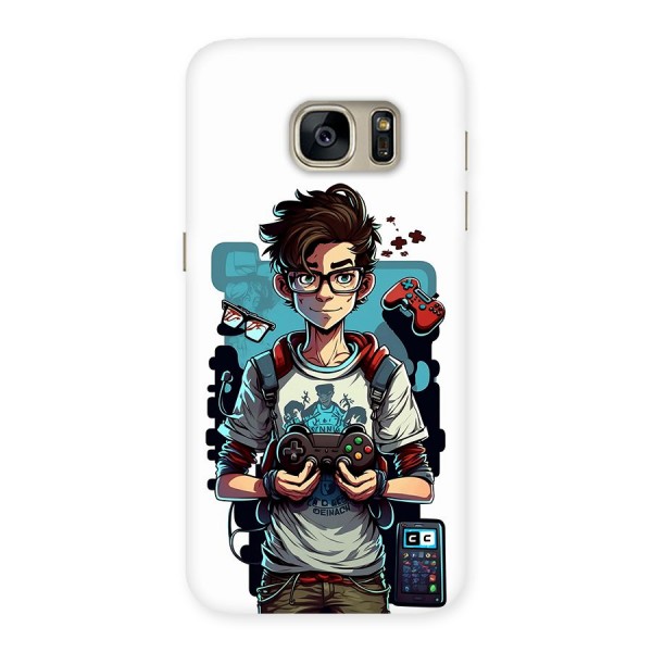 Cool Gamer Guy Back Case for Galaxy S7