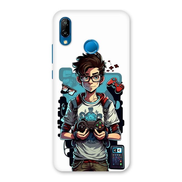 Cool Gamer Guy Back Case for Huawei P20 Lite