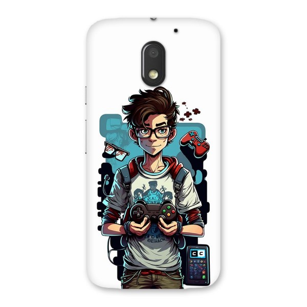 Cool Gamer Guy Back Case for Moto E3 Power