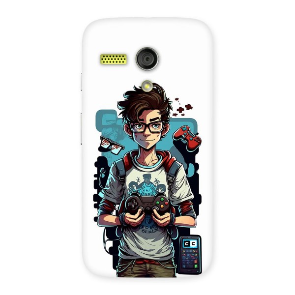 Cool Gamer Guy Back Case for Moto G