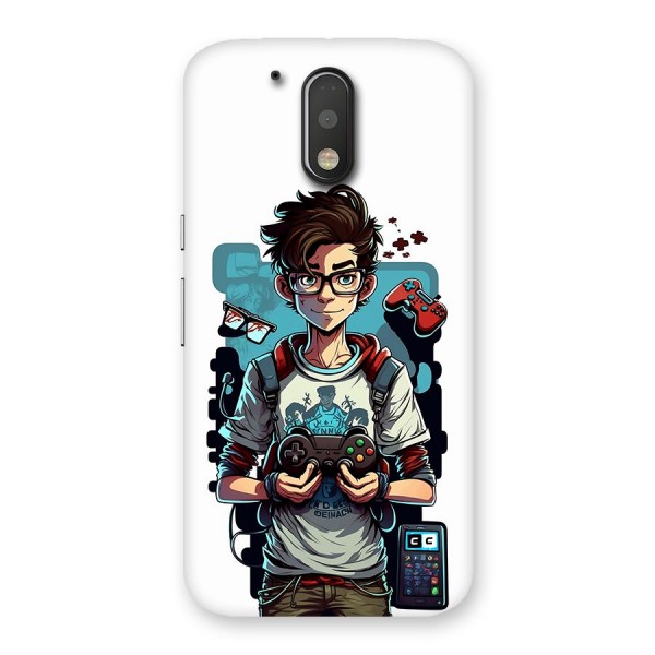 Cool Gamer Guy Back Case for Moto G4