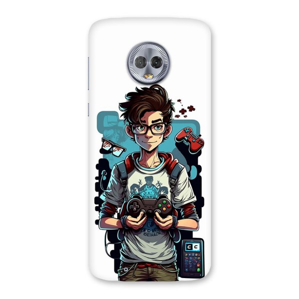 Cool Gamer Guy Back Case for Moto G6