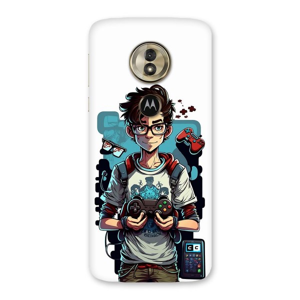 Cool Gamer Guy Back Case for Moto G6 Play