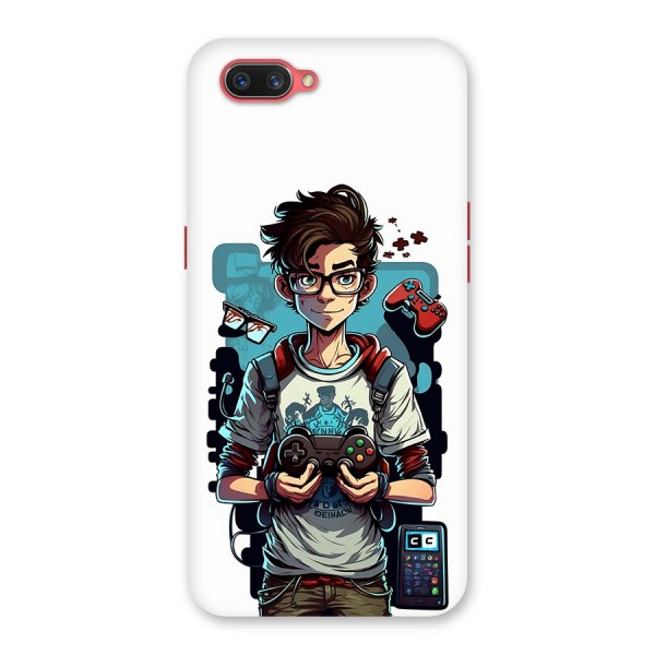 Cool Gamer Guy Back Case for Oppo A3s