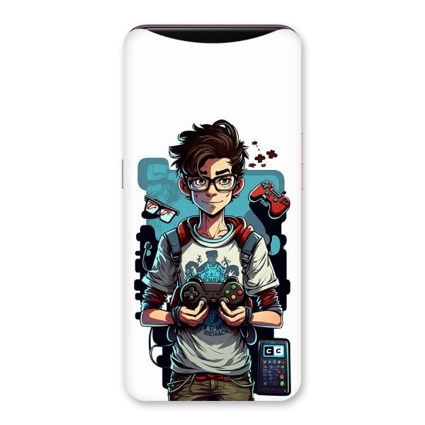 Cool Gamer Guy Back Case for Oppo Find X