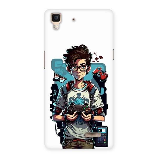 Cool Gamer Guy Back Case for Oppo R7