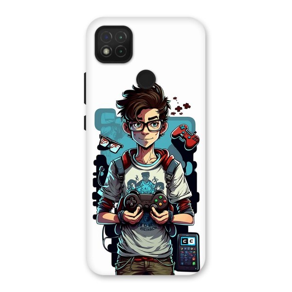 Cool Gamer Guy Back Case for Redmi 9C