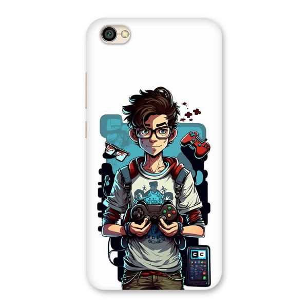 Cool Gamer Guy Back Case for Redmi Y1 Lite